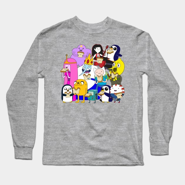 Adventure Time Long Sleeve T-Shirt by Plushism